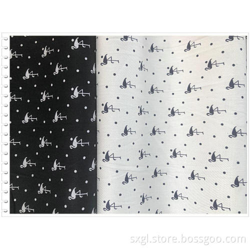 Cotton Spandex Twill Print Fabric For Pants